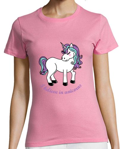 Camiseta mujer I believe in unicorns - latostadora.com - Modalova