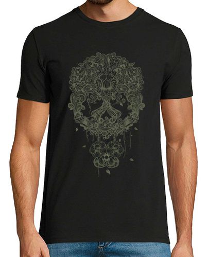 Camiseta Calavera Mexicana verde laTostadora - latostadora.com - Modalova