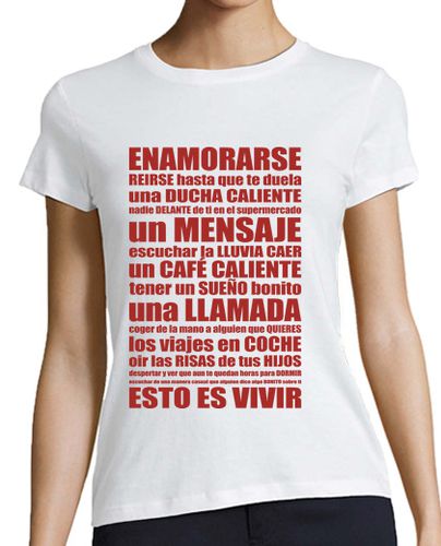 Camiseta mujer Esto es Vivir 20 - latostadora.com - Modalova