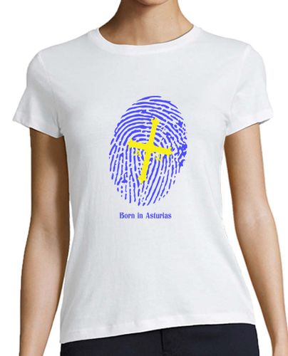 Camiseta mujer Born in Asturias laTostadora - latostadora.com - Modalova