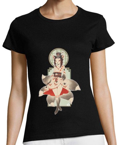 Camiseta mujer inari kitsune en rojo laTostadora - latostadora.com - Modalova