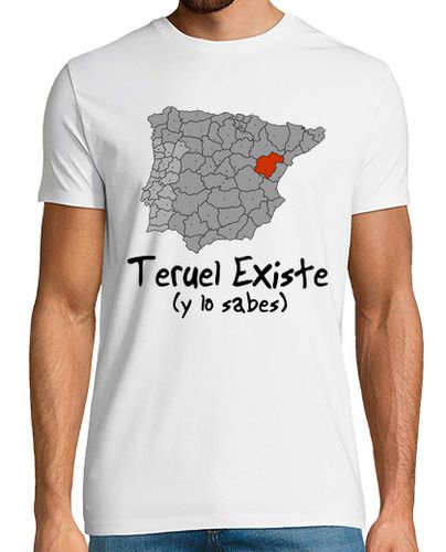 Camiseta Camiseta Teruel existe (y lo sabes) - latostadora.com - Modalova
