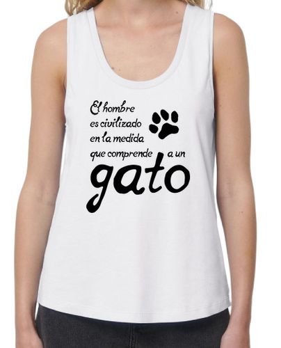 Camiseta mujer Comprender a un gato - latostadora.com - Modalova
