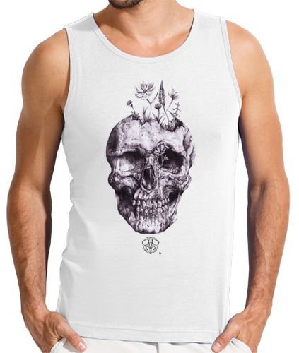 Camiseta Hombre Sin Mangas Calavera y flores laTostadora - latostadora.com - Modalova