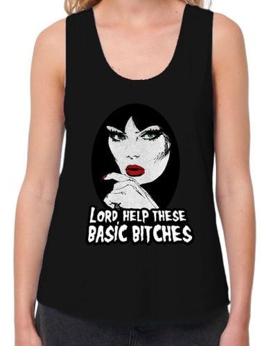 Camiseta Mujer Tirantes Loose Fit Lord, help these basic bitches laTostadora - latostadora.com - Modalova