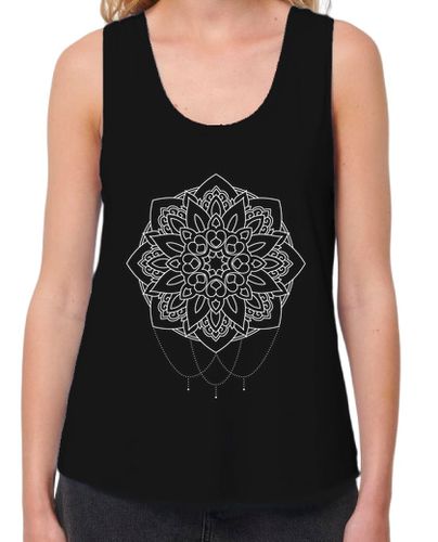 Camiseta mujer Mandala blanc - chica laTostadora - latostadora.com - Modalova