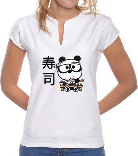 Camiseta mujer panda sushi by vivar - latostadora.com - Modalova