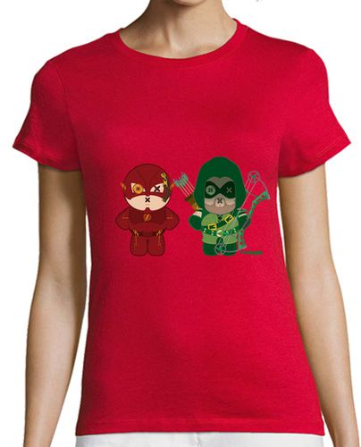 Camiseta mujer theFlash - Flecha Verde - latostadora.com - Modalova