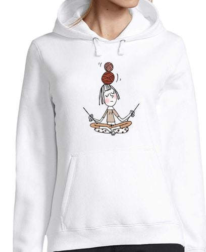 Sudadera Con Capucha Para Mujer Sudadera tejedora yoga (blanco) laTostadora - latostadora.com - Modalova