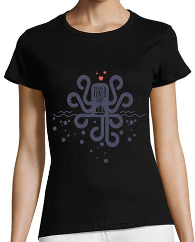 Camiseta Mujer Manga Corta Kraken laTostadora - latostadora.com - Modalova