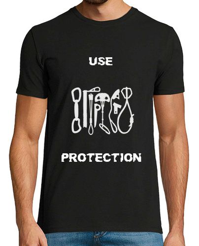 Camiseta Hombre Manga Corta CamisetaH UseProtectionBlack laTostadora - latostadora.com - Modalova