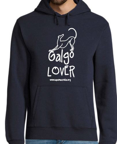 Sudadera Con Capucha Para Hombre SUDADERA GALGO LOVER CHICO LETRA BLANCA laTostadora - latostadora.com - Modalova