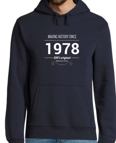 Sudadera Con Capucha Para Hombre Sudadera Making history 1978 cumpleaños laTostadora - latostadora.com - Modalova