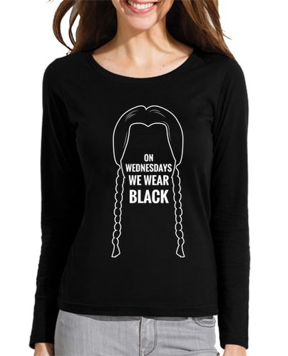 Camiseta mujer On Wednesdays we wear black - latostadora.com - Modalova