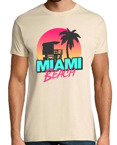 Camiseta Hombre Manga Corta miami beach laTostadora - latostadora.com - Modalova