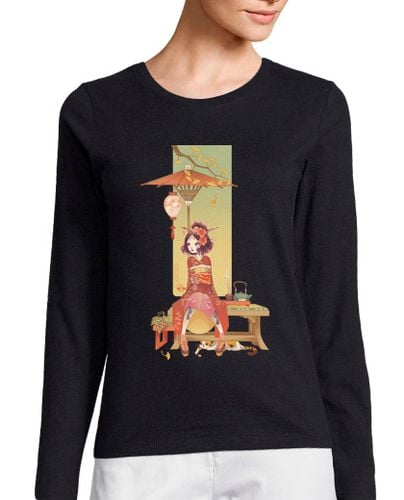 Camiseta Mujer Manga Larga otoño kokeshi laTostadora - latostadora.com - Modalova