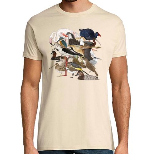 Camiseta Hombre Manga Corta Aves humedales laTostadora - latostadora.com - Modalova