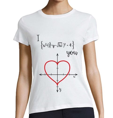 Camiseta Mujer Manga Corta Camiseta Chica - Mathematical Love laTostadora - latostadora.com - Modalova