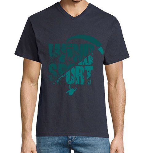 Camiseta Hombre Cuello Pico windsport parapente parapente laTostadora - latostadora.com - Modalova