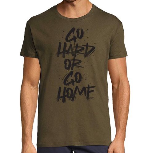 Camiseta Hombre Manga Corta Go Hard or Go Home laTostadora - latostadora.com - Modalova