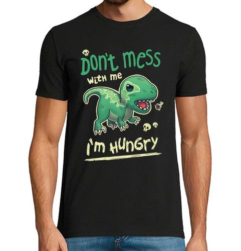 Camiseta Hombre Manga Corta Velociraptor Hambre Raptor Sudadera laTostadora - latostadora.com - Modalova