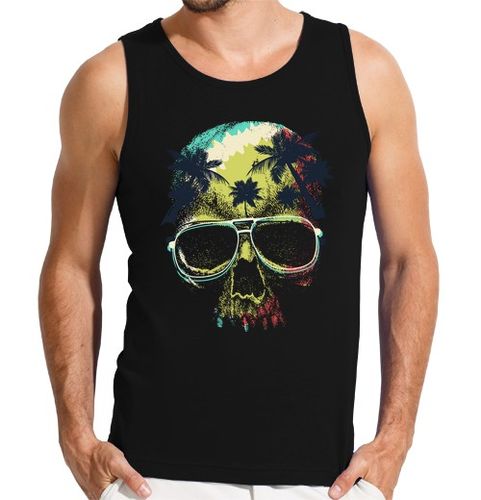 Camiseta Hombre Sin Mangas Calavera Retro Vintage laTostadora - latostadora.com - Modalova