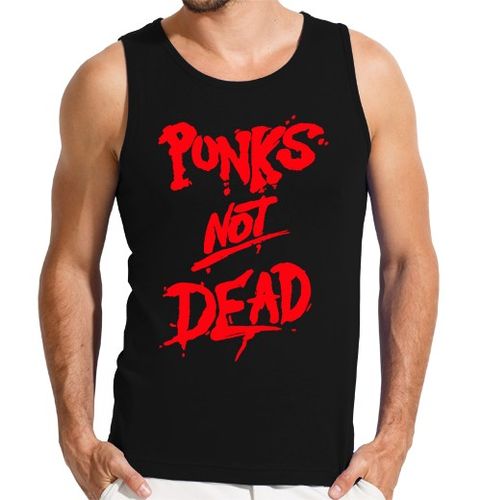 Camiseta Hombre Sin Mangas Punks not dead Graffiti laTostadora - latostadora.com - Modalova