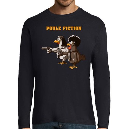 Camiseta Hombre Manga Larga gallina de ficción laTostadora - latostadora.com - Modalova