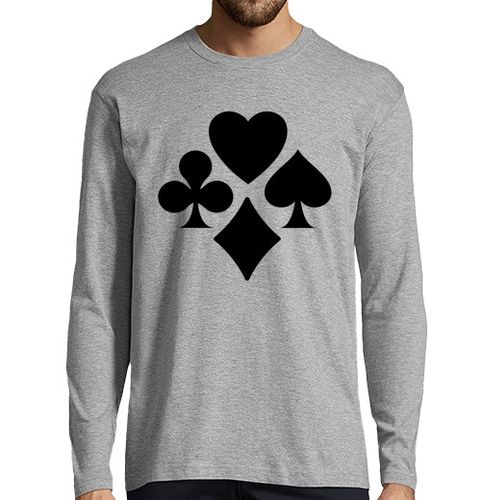 Camiseta Hombre Manga Larga Juego de cartas, camiseta manga larga hombre laTostadora - latostadora.com - Modalova