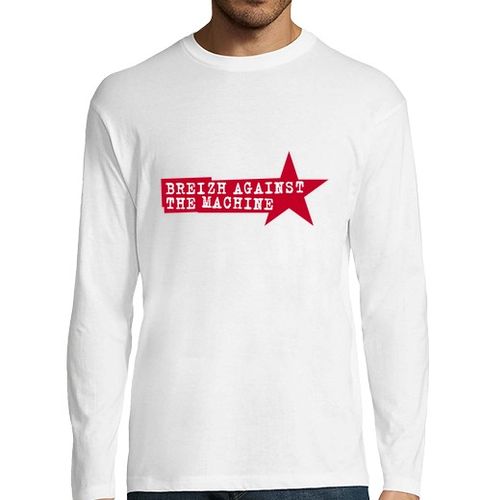 Camiseta Hombre Manga Larga breizh contra la máquina laTostadora - latostadora.com - Modalova