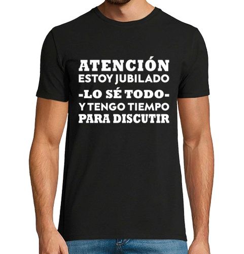 Camiseta Hombre Manga Corta Soy Un Abuelo Profesional Jubilación laTostadora - latostadora.com - Modalova