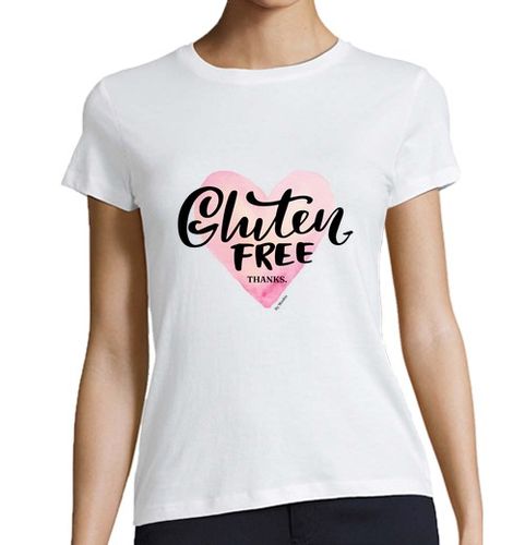 Camiseta Mujer Manga Corta Gluten Free, Thanks. laTostadora - latostadora.com - Modalova