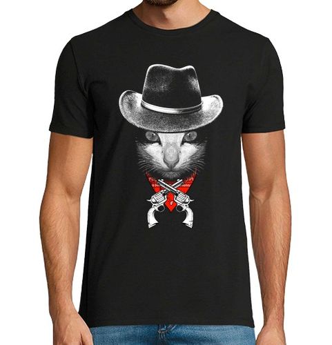 Camiseta Hombre Manga Corta gato de vaquero laTostadora - latostadora.com - Modalova