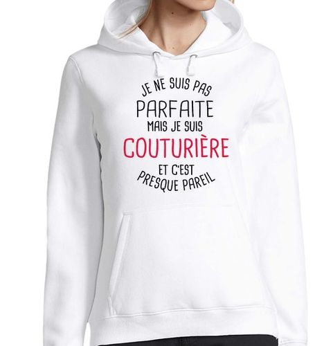 Sudadera Con Capucha Para Mujer No es perfecto pero costurera laTostadora - latostadora.com - Modalova