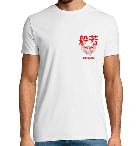 Camiseta Hombre Manga Corta Hannya Red Senkaibu laTostadora - latostadora.com - Modalova