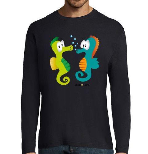 Camiseta Hombre Manga Larga Caballitos de mar manga larga hombre laTostadora - latostadora.com - Modalova