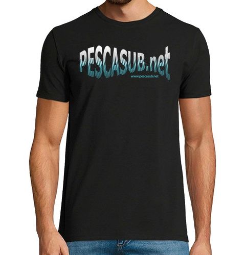 Camiseta Hombre Manga Corta Camiseta negra - Logo blanco azul laTostadora - latostadora.com - Modalova