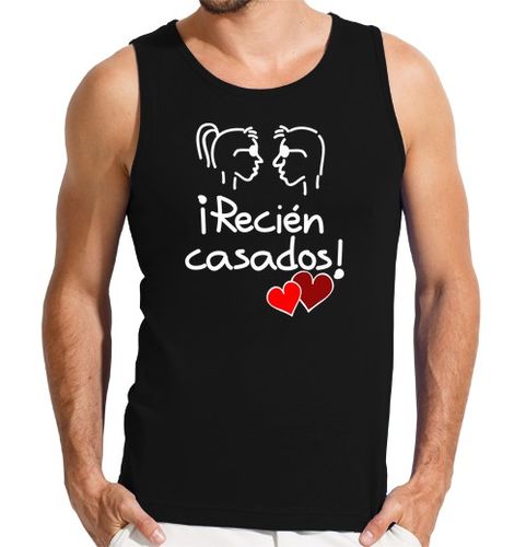Camiseta Hombre Sin Mangas RECIÉN CASADOS laTostadora - latostadora.com - Modalova