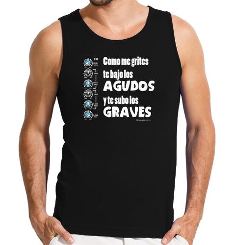 Camiseta Hombre Sin Mangas THMS006_COMO_GRITES laTostadora - latostadora.com - Modalova
