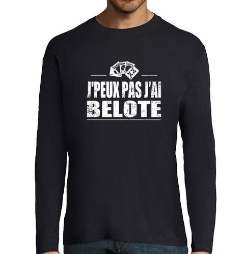 Camiseta Hombre Manga Larga no puedo tener belote laTostadora - latostadora.com - Modalova