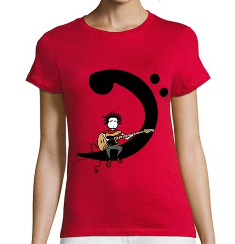 Camiseta Mujer Manga Corta Electric bass laTostadora - latostadora.com - Modalova