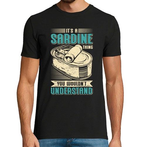 Camiseta Hombre Manga Corta amante de las sardinas una cosa de sard laTostadora - latostadora.com - Modalova