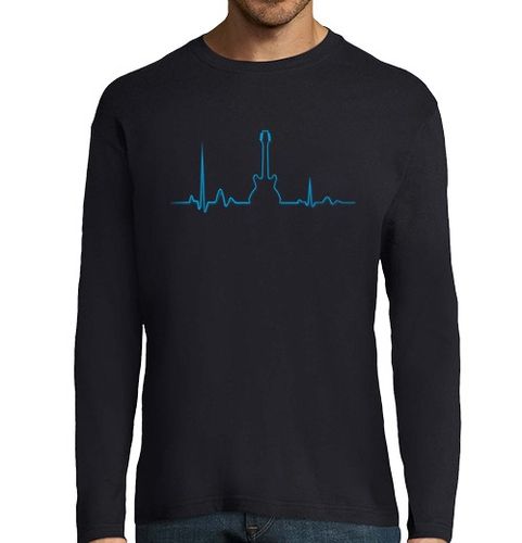Camiseta Hombre Manga Larga yo vivo de manga larga de rock laTostadora - latostadora.com - Modalova