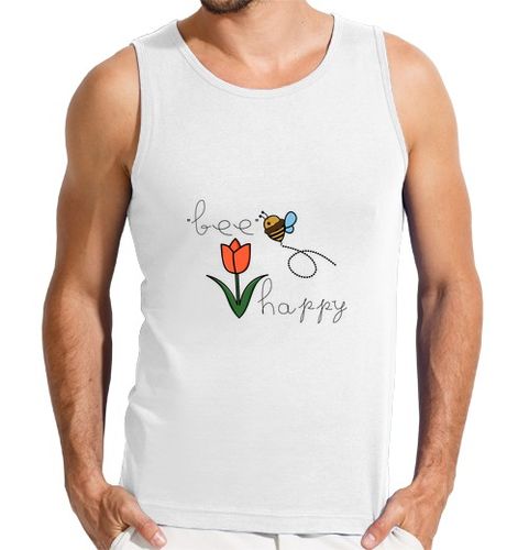 Camiseta Hombre Sin Mangas Bee Happy laTostadora - latostadora.com - Modalova