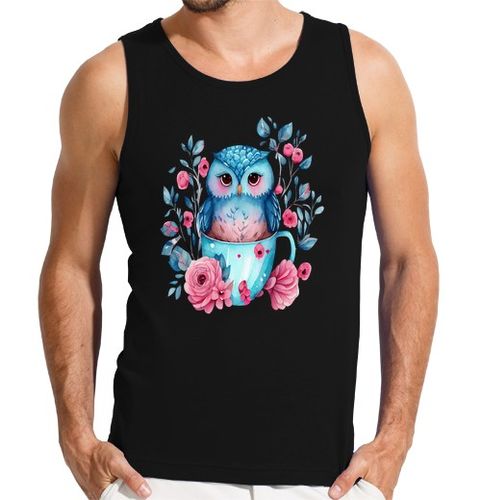 Camiseta Hombre Sin Mangas búho bosque mitología noctámbulo laTostadora - latostadora.com - Modalova