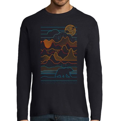 Camiseta Hombre Manga Larga oso de ambiente laTostadora - latostadora.com - Modalova
