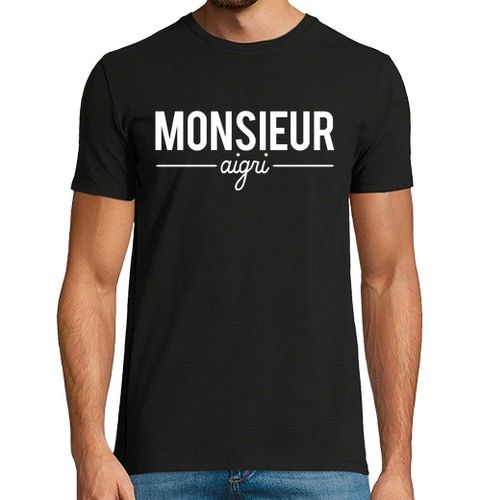 Camiseta Hombre Manga Corta humor de carácter de caballero amargado laTostadora - latostadora.com - Modalova