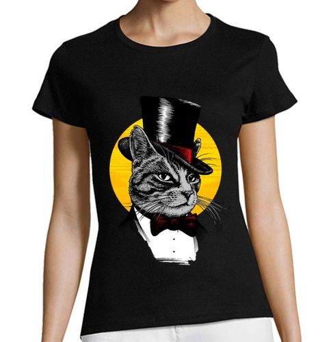 Camiseta Mujer Manga Corta gato esmoquin laTostadora - latostadora.com - Modalova