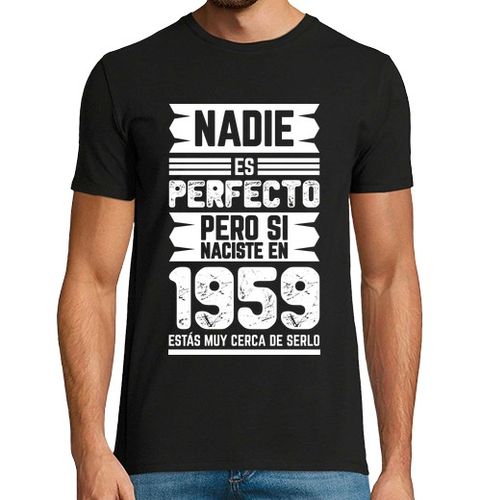 Camiseta Hombre Manga Corta Nadie Es Perfecto, 1959 laTostadora - latostadora.com - Modalova