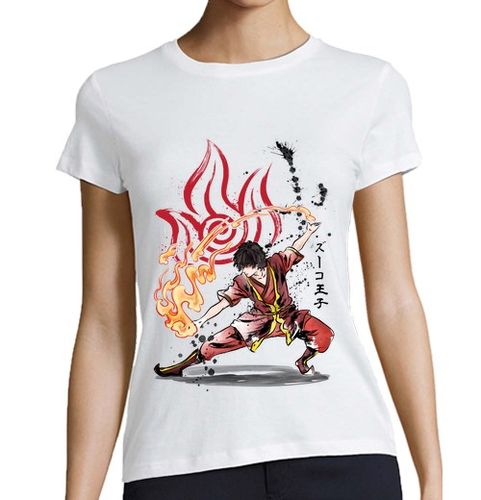 Camiseta Mujer Manga Corta The Power of the Fire Nation laTostadora - latostadora.com - Modalova